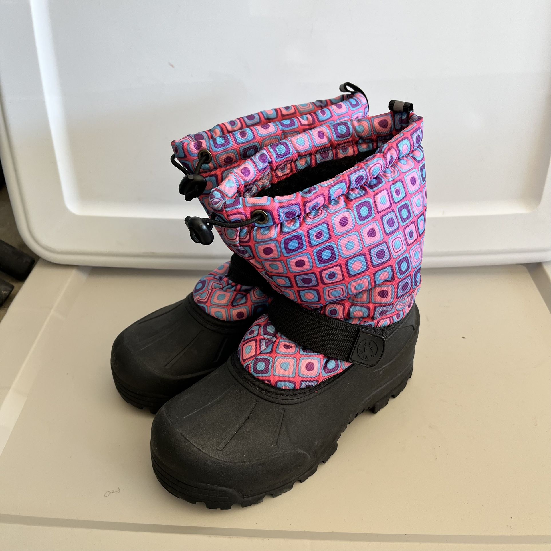 Youth Big Kids Size 3Y Boys Girls Snow Boots Waterproof Winter Ski Snowboard Outdoor Sports