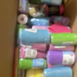 Extra Large Box Full If New Deco Mesh And Tulle. Asking Only $75