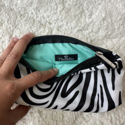 Zebra Print Makeup/Travel Pouch 