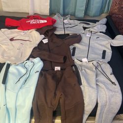 brand new nike techs and nike hoodies