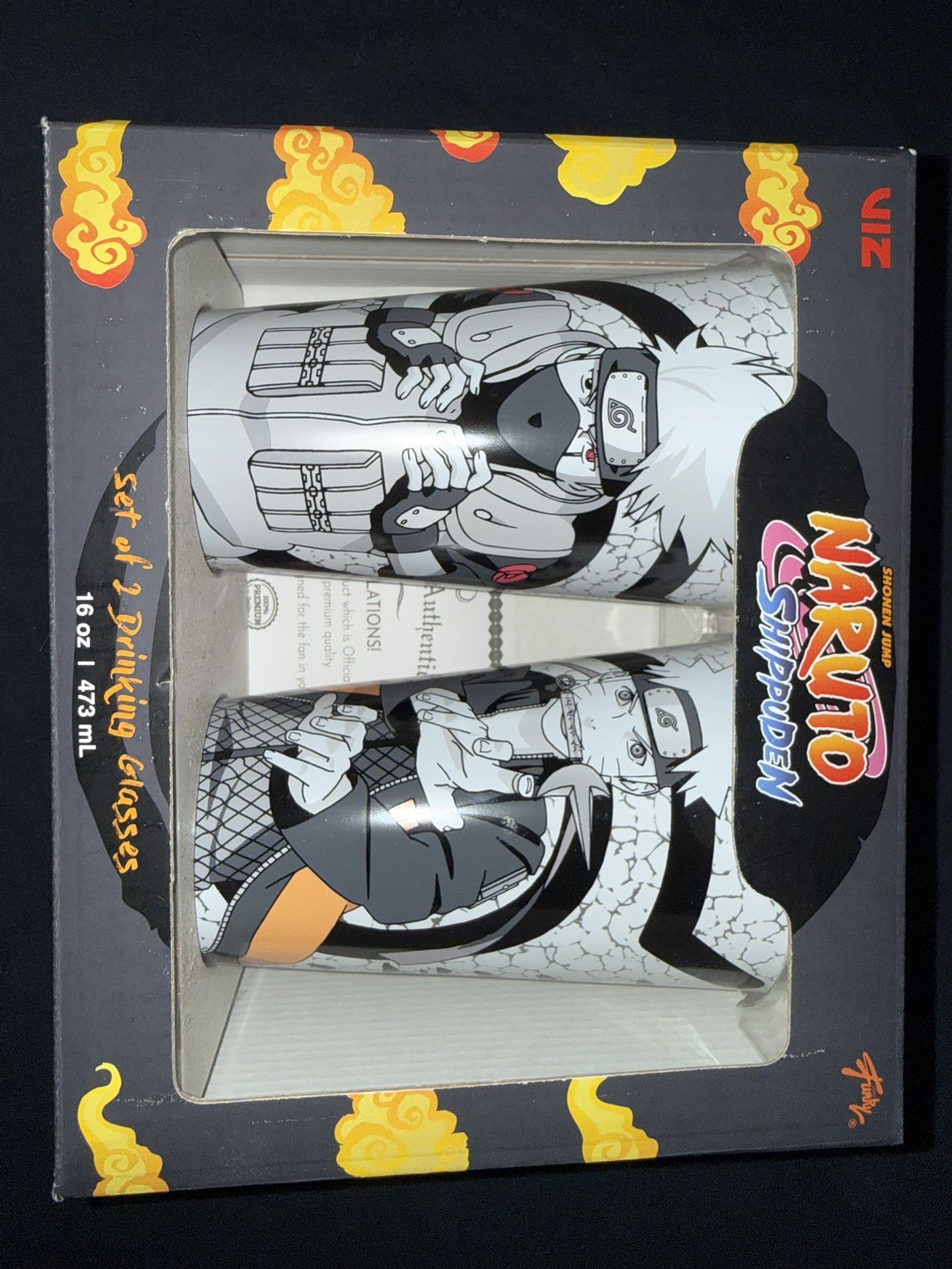Naruto Shippuden 16 Oz Drinking Glasses