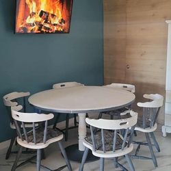 6 Chairs Dinning Table Real wood