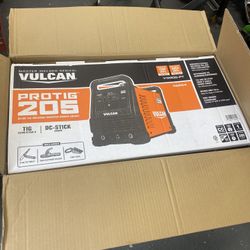Vulcan ProTig 205 welder and 80cf argon tank