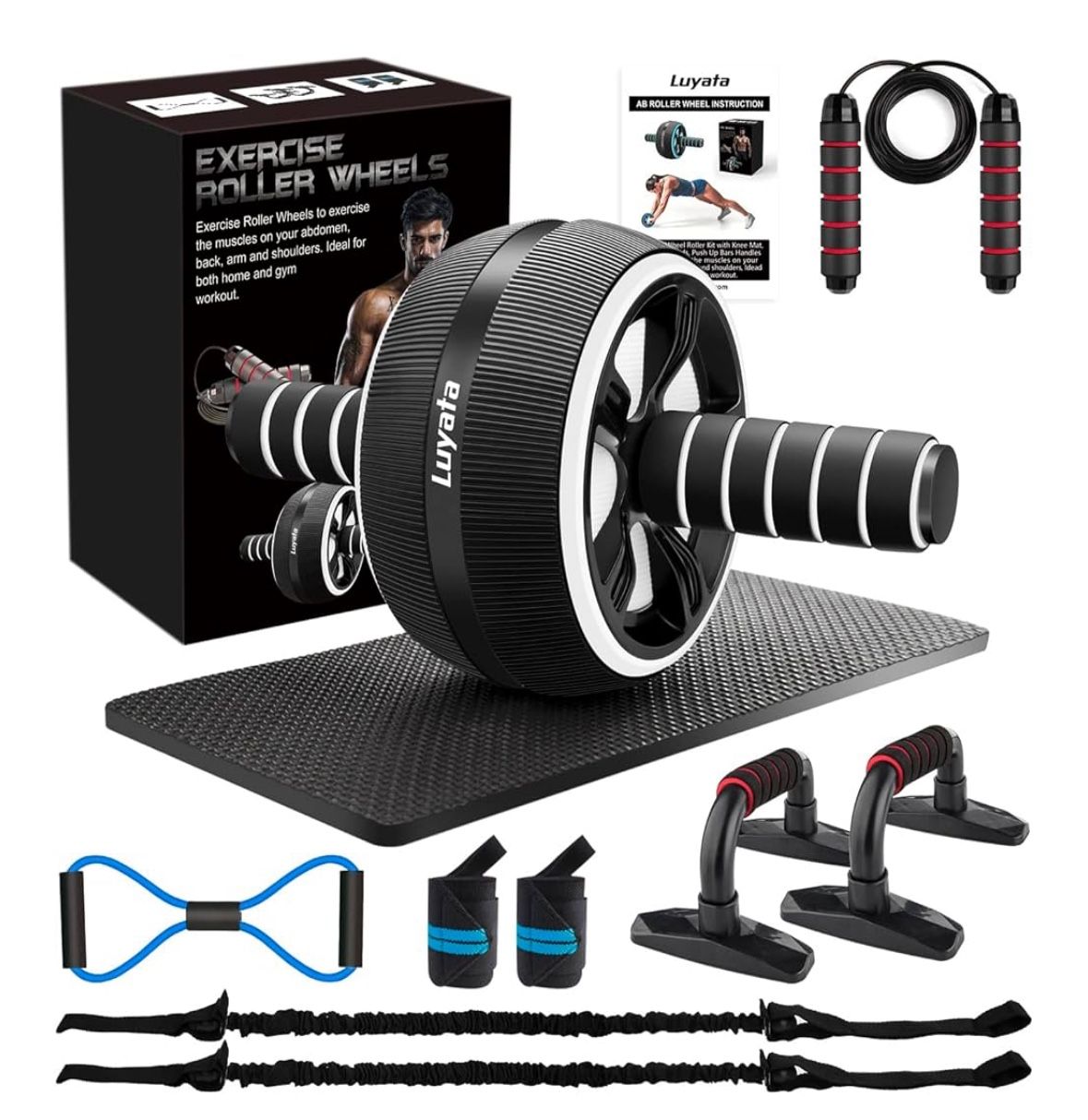 Home Gym Equipment for Men Women Core Strength & Abdominal Exercise