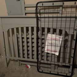 Unassembled Crib