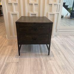 Ashley Large Two Drawer  Side Table / Night Stand 
