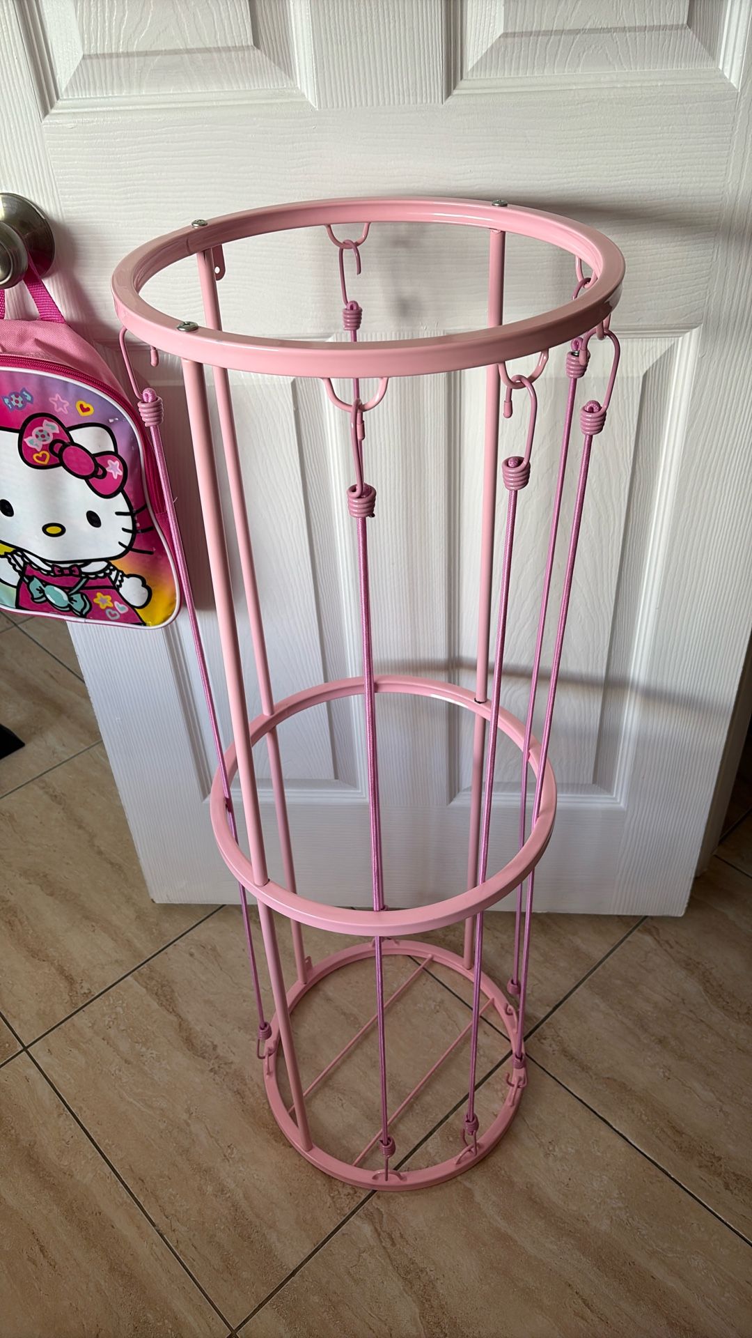 Stuffed Animal And Plush Toy Storage Pink