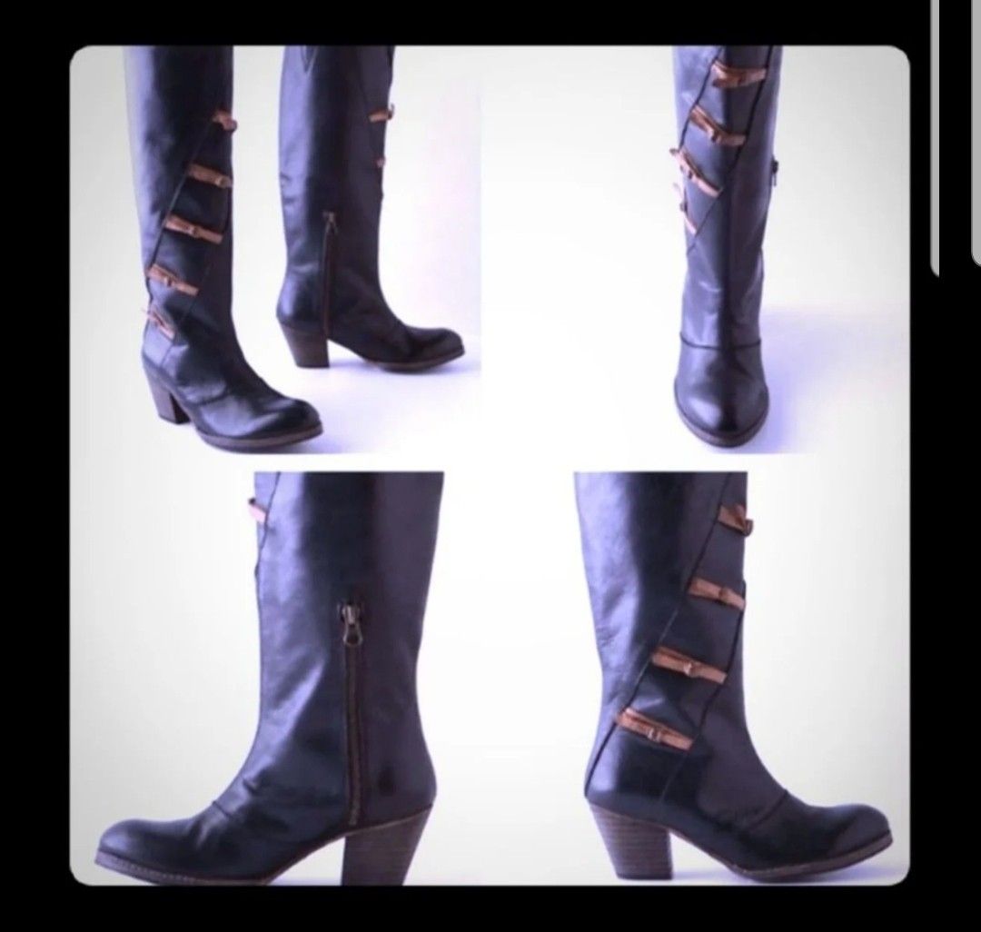 ANTHROPOLOGY HOLDING HORSES RIDING Boots 6