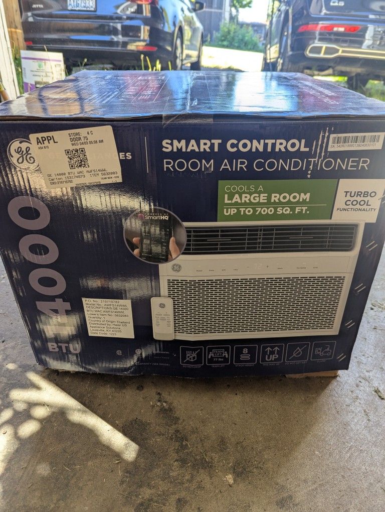 14,000 BTU 700sq ft GE Window AC Unit
