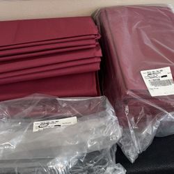NEW! 54X96 BURGUNDY TABLE CLOTHS/ See Description 