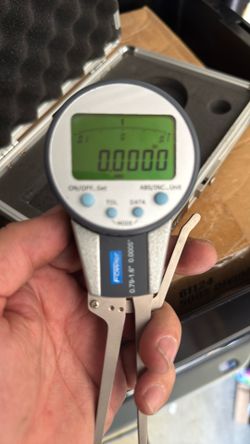 Fowler Digital Bore Gage (0.79–1.6” range, 0.00005” resolution).