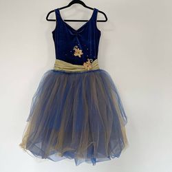 Girls’ Royal Blue Dance/Dress/Costume Size ALA