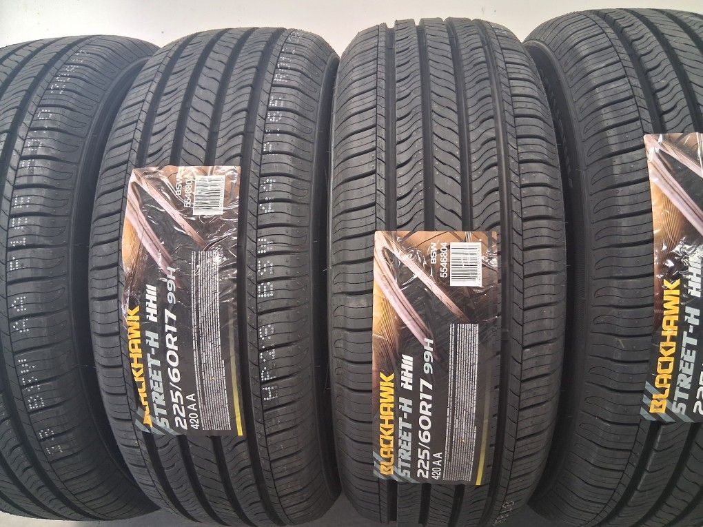 ( 4 TIRES ) 225/60R17 BLACKHAWK for Sale in El Paso, TX - OfferUp