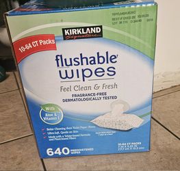 Flushables wipes