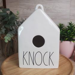 Rae Dunn Garden Bird House Ceramic Decor *
