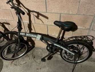 Adventurer Folding Bike – Compact Foldable Bicycle w/ Rear Cargo Rack