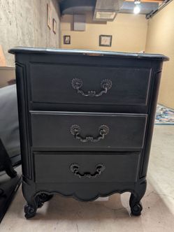 Nightstand / Side Table - Solid Cherry - Three Drawers