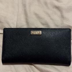 Kate Spade Black Saffiano Leather Wallet