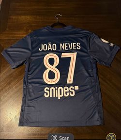 PSG João Neves #87 Soccer Jersey