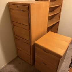 Storage Cabinets and Shelf