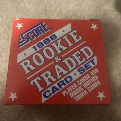 1988 Score Rookie And Traded Set
