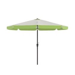 MIDHAM 10-ft Iron Multiple colors/finishes Crank Garden Patio Umbrella(KF510009-01HT-001)