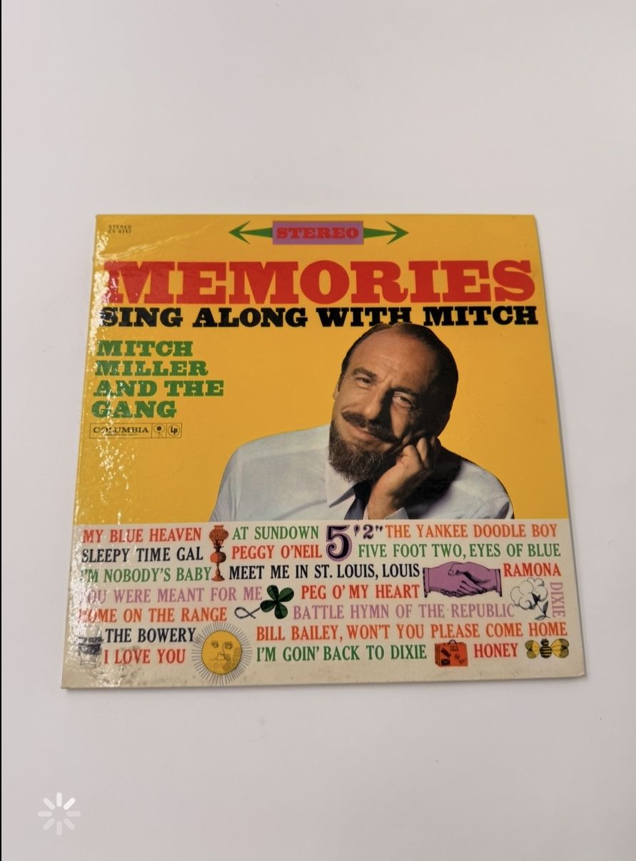 Mitch Miller  Memories Sing along With Mitch + Inserts Reel To Reel Tape 7.5 IPS