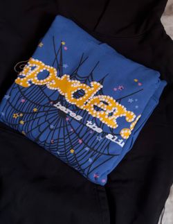 Marina Blue Spider Hoodie