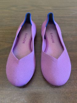 Rothy's Women's Size 8 The Flat Ballet Shoes Round Toe Color Purple
