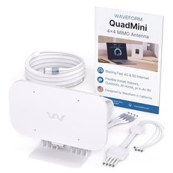 Waveform QuadMini: 4x4 MIMO Low-Profile Antenna Kit