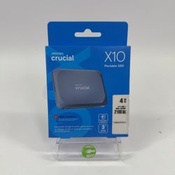 New Crucial X10 4TB Portable SSD MTXEX