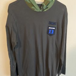 Nike Duke Military Long Sleeve Hoddie T -Shirt 