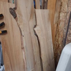 Live Edge Solid Wood Shelves