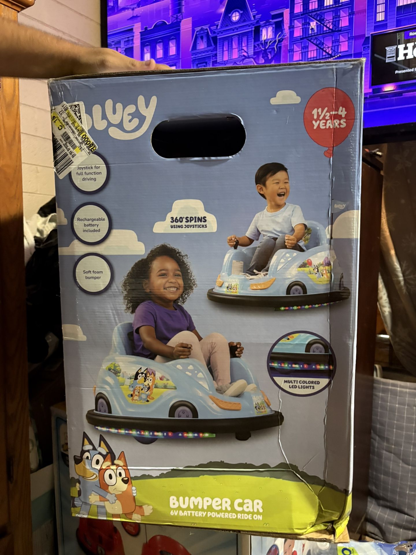 Bluey Bumper Car