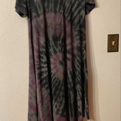 New Tie Dye Dress Homemade Lularoe Size XS  