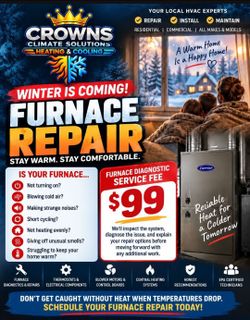 Furnace ● Heating ● HVAC Tech ● Repairs