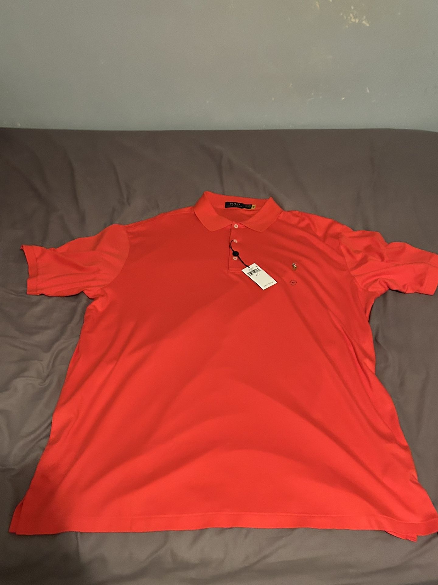 Polo Ralph Lauren Red Button Up Polo Men’s Size 2x