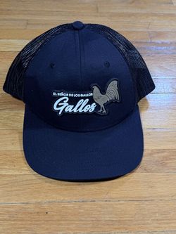 El Señor de Los Gallos Rooster Black Mesh Trucker Snapback Hat One Size