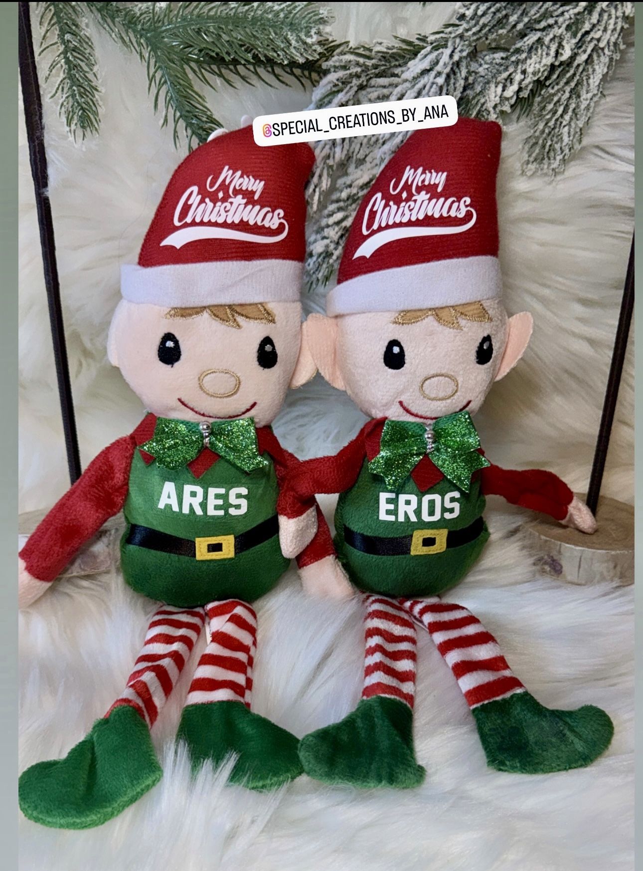Personalized Christmas Elves ππ Order yours with your kids names