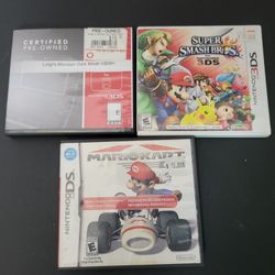 Nintendo 3ds & DS Games