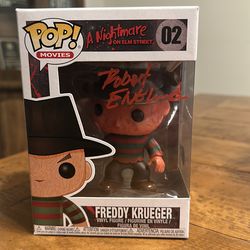 Freddy Krueger Funko Signed By Robert Englund