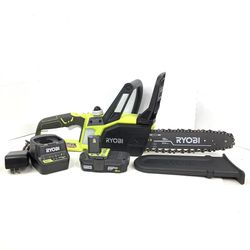Ryobi 18V 10-Inch Cordless Chain Saw with Battery and Charger 