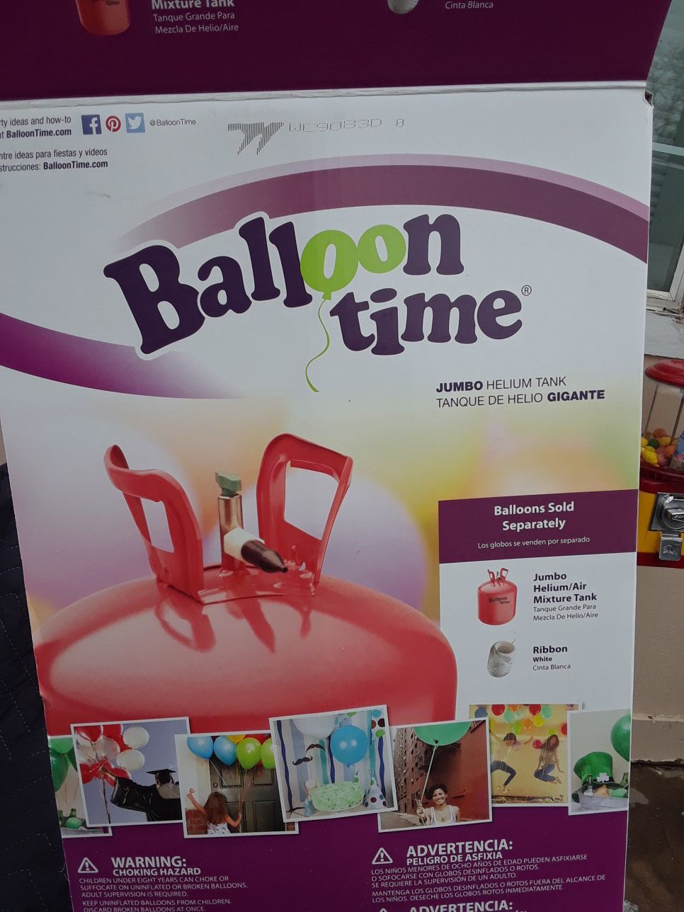 Jumbo balloon time. Used once.