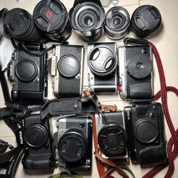 Many Fujifilm Cameras & Lenses