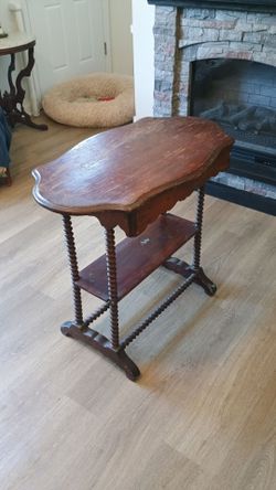 Antique Spindle Table