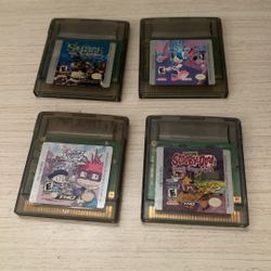 Gameboy Games Lot Cartoon Games
