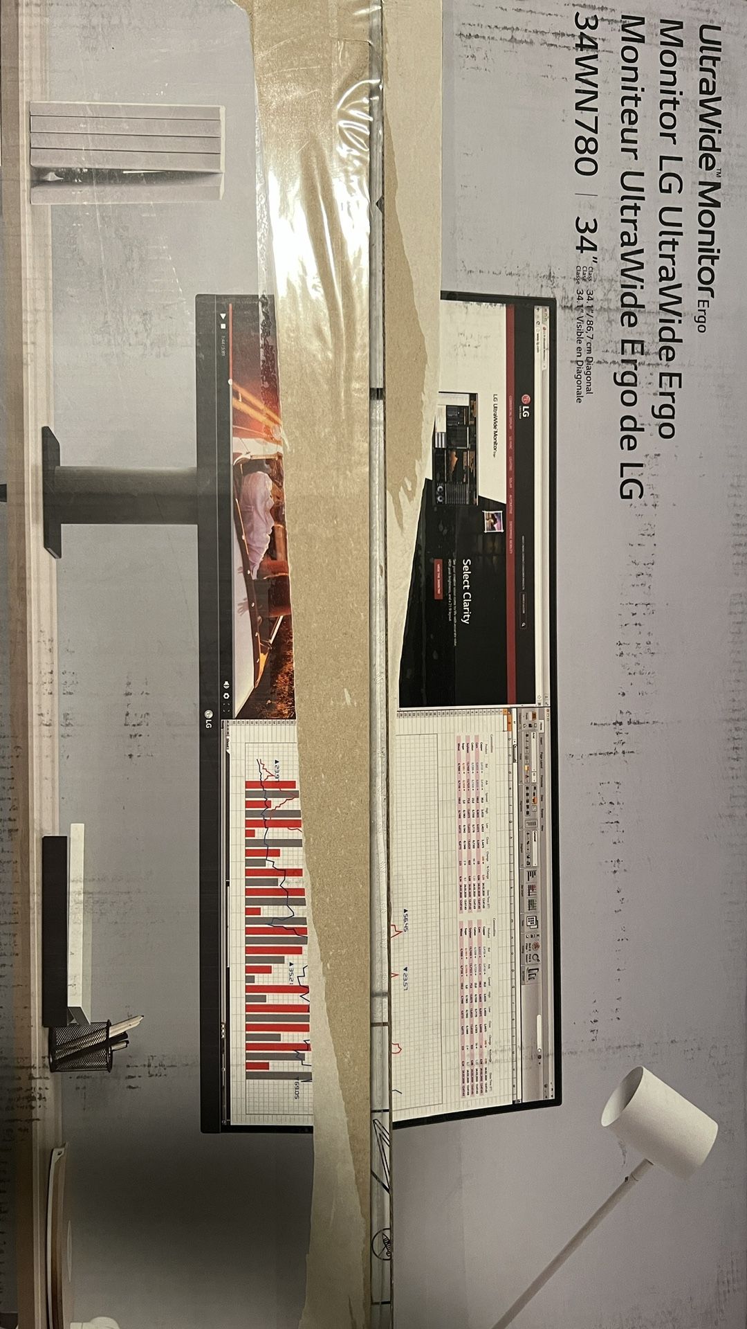 LG Ultrawide Ergo 34” Monitor (34WN780-B)