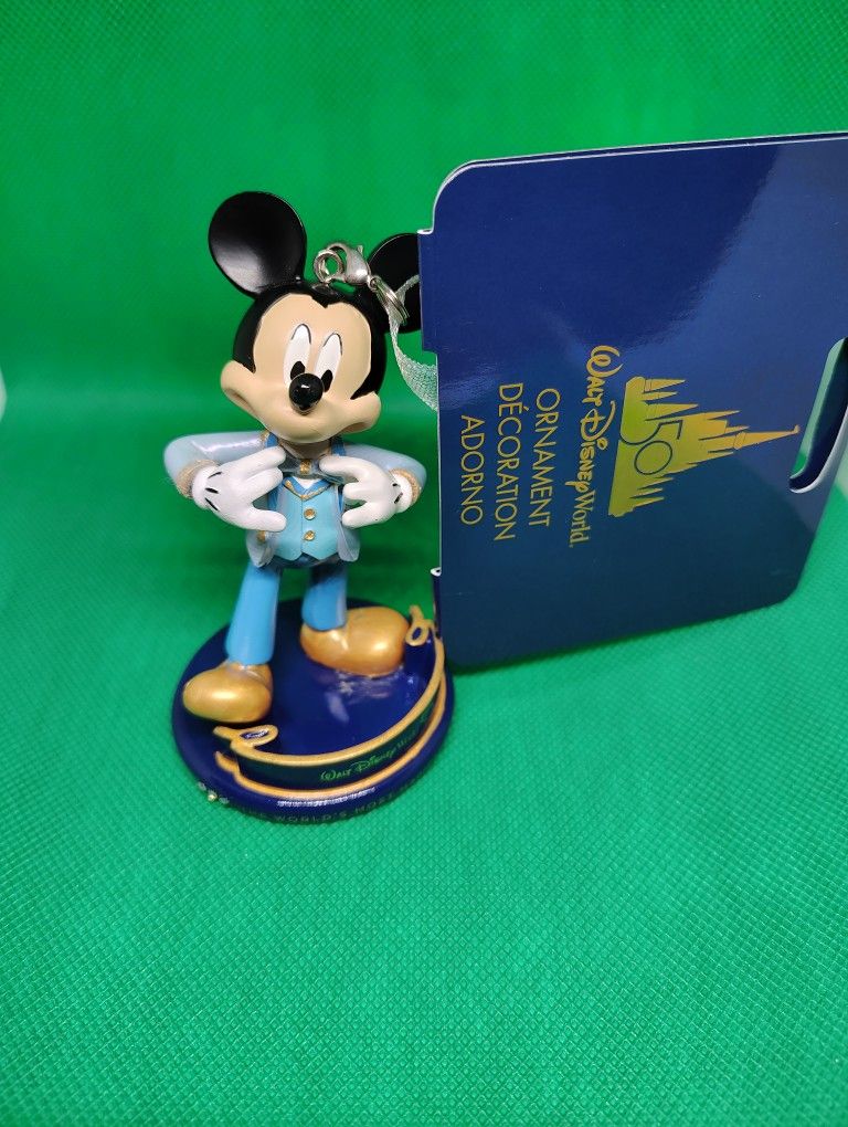Walt Disney World 50th Anniversary Mickey Mouse Ornament