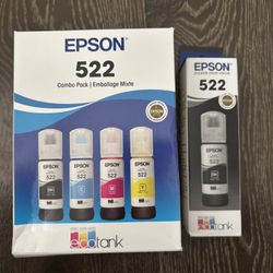 Epson 522 Combo Pack And Black Cartridge 