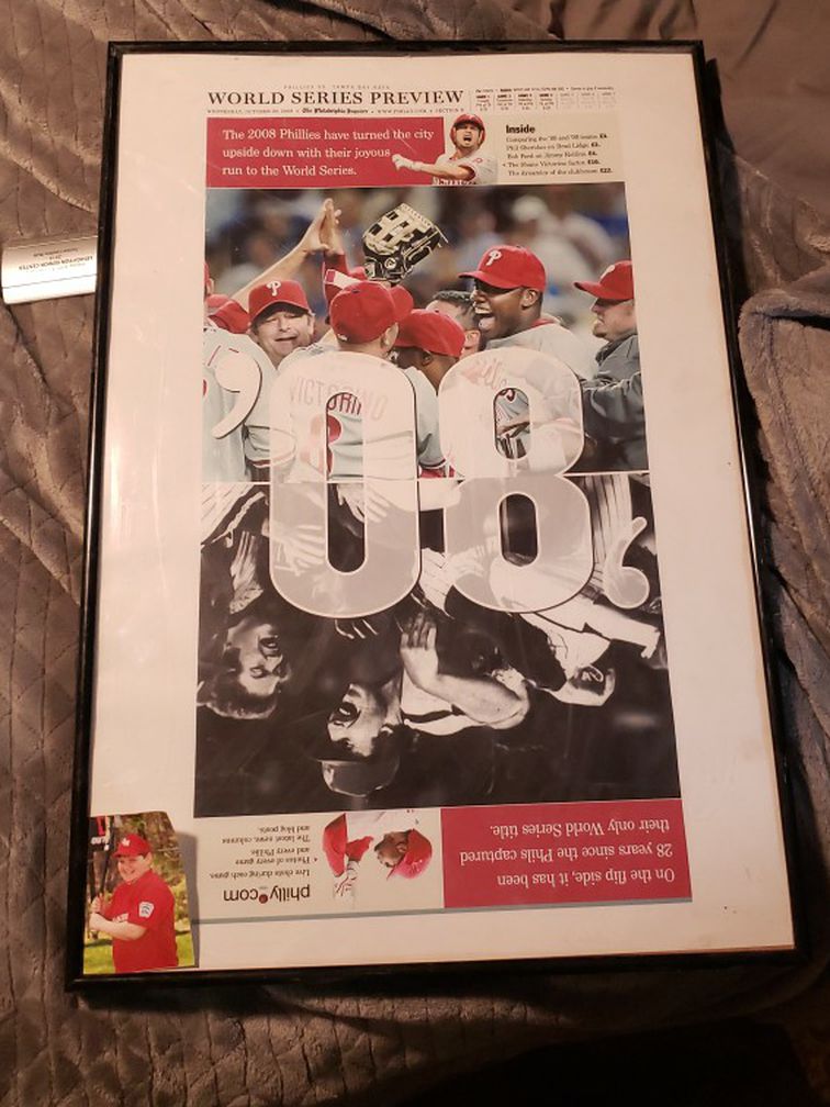 2008 Phillies 1980 Phillies World Series Newspaper (Replica).